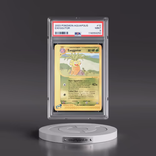 2003 Pokémon Aquapolis #12 Exeggutor (PSA 9 MINT)