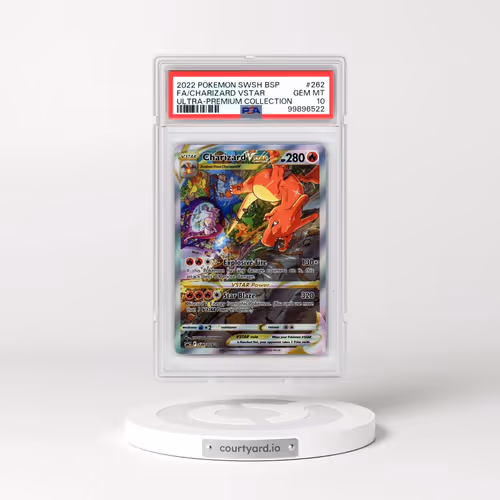 2022 Pokémon Swsh Black Star Promo #262 Charizard Vstar - Full Art Sword & Shield Ultra-Premium Coll