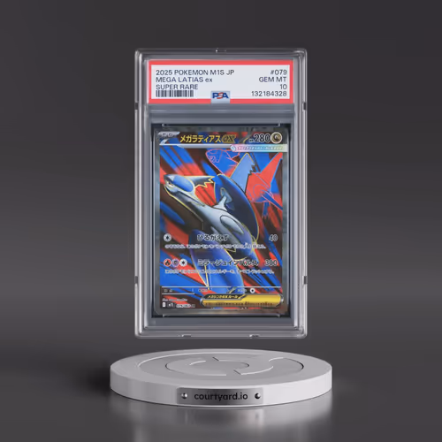 2025 Pokémon M1s-Mega Symphonia #079 Mega Latias EX - Holo Super Rare (PSA 10 GEM MINT)