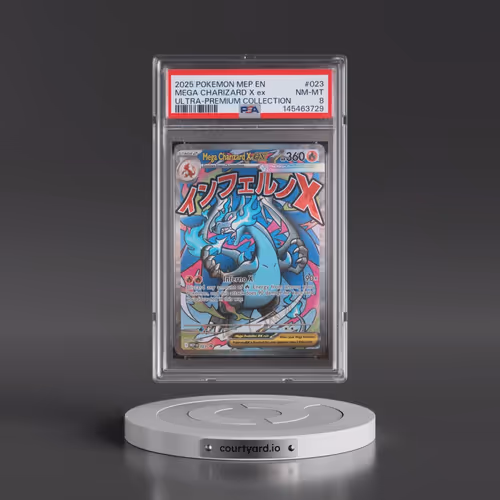 2025 Pokémon Mep EN-Me Black Star Promo #023 Mega Charizard X EX - Holo Mega Charizard X EX Ultra-Pr