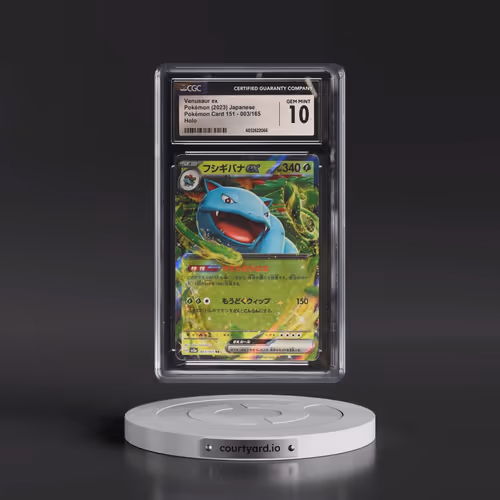 2023 Pokémon Card 151 #003/165 Venusaur ex - Holo (CGC 10 GEM MINT)