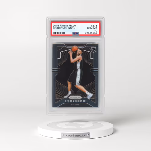 2019 Panini Prizm #273 Keldon Johnson (PSA 10 GEM MINT)