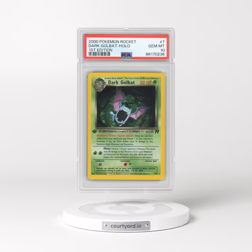 2000 Pokémon Rocket #7 Dark Golbat - 1st Edition Holo (PSA 10 GEM MINT)