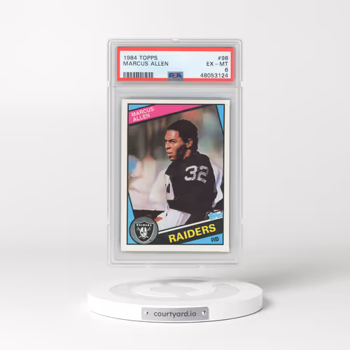1984 Topps #98 Marcus Allen (PSA 6 EX-MT)
