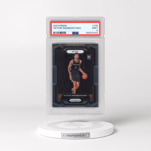 2023 Panini Prizm #136 Victor Wembanyama (PSA 9 MINT)