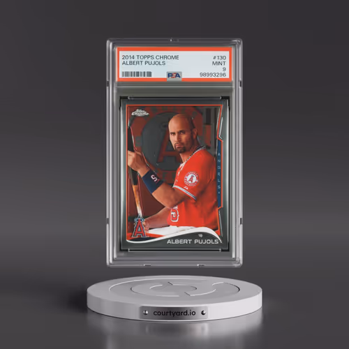 2014 Topps Chrome #130 Albert Pujols (PSA 9 MINT)