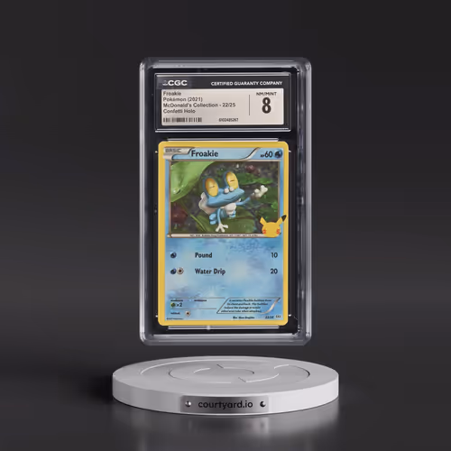 2021 McDonald's Collection 2021 #22/25 Froakie - Confetti Holo (CGC 8 NM-MT)