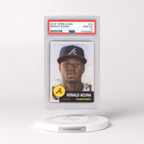 2018 Topps Living #19 Ronald Acuna (PSA 10 GEM MINT)