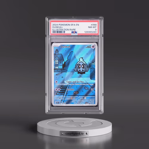 2024 Pokémon Sfa EN-Shrouded Fable #068 Duskull - Illustration Rare (PSA 8 NM-MT)