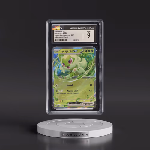 2023 Black Star Promos - Scarlet & Violet SVP EN #087 Sprigatito ex - Adventure Chest Holo (CGC 9 MI