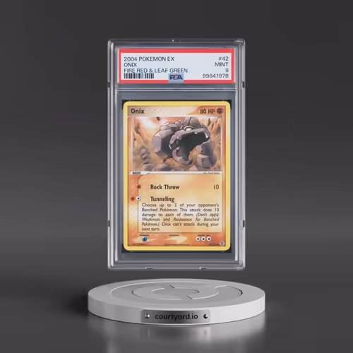 2004 Pokémon EX Fire Red & Leaf Green #42 Onix (PSA 9 MINT)