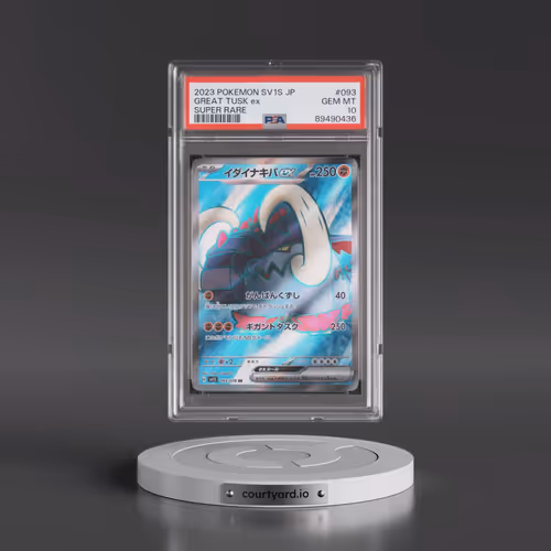 2023 Pokémon Sv1s-Scarlet EX #093 Great Tusk EX - Holo Super Rare (PSA 10 GEM MINT)