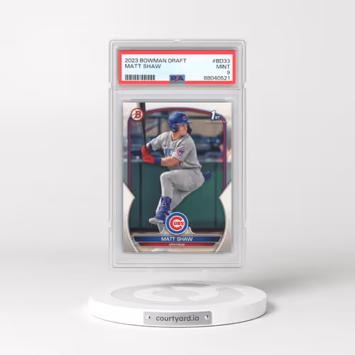 2023 Bowman Draft #BD33 Matt Shaw (PSA 9 MINT)