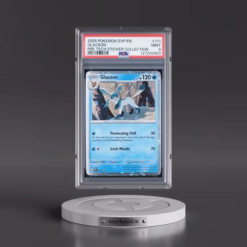 2025 Pokémon Svp EN-SV Black Star Promo #171 Glaceon - Prismatic Evolutions Tech Sticker Collection