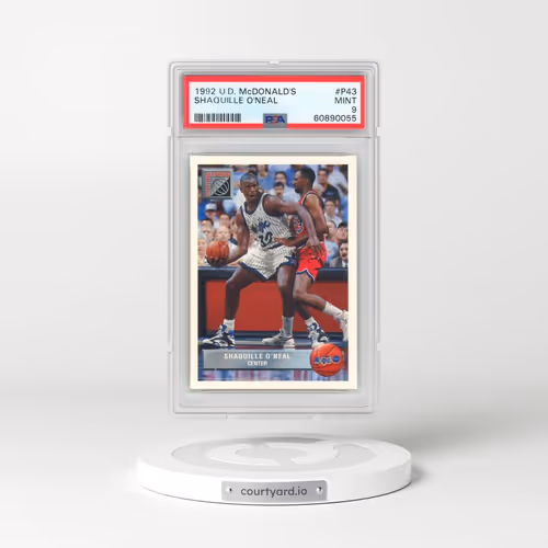1992 Upper Deck McDonald's #P43 Shaquille O'Neal (PSA 9 MINT)