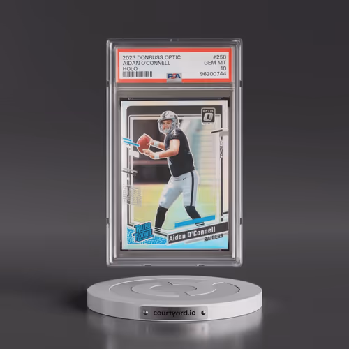 2023 Panini Donruss Optic #258 Aidan O'Connell - Holo (PSA 10 GEM MINT)