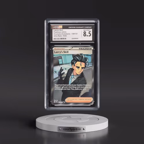 2025 Pokémon Pre EN-Prismatic Evolutions #139 Larry's Skill - Ultra Rare (CGC 8.5 NM-MT+)