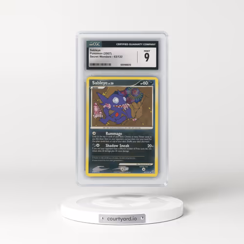 2007 Secret Wonders #63/132 Sableye (CGC 9 MINT)