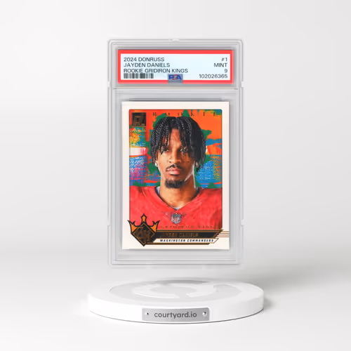 2024 Panini Donruss Rookie Gridiron Kings #1 Jayden Daniels (PSA 9 MINT)