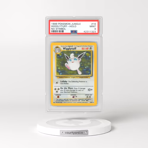 1999 Jungle #16 Wigglytuff - Holo No Symbol (PSA 9 MINT)