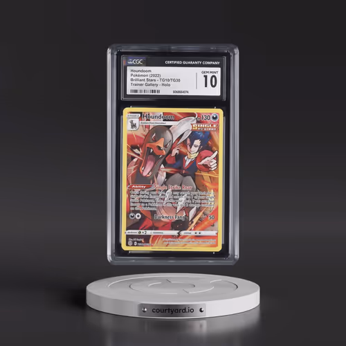 2022 Brilliant Stars #TG10/TG30 Houndoom - Trainer Gallery Holo (CGC 10 GEM MINT)