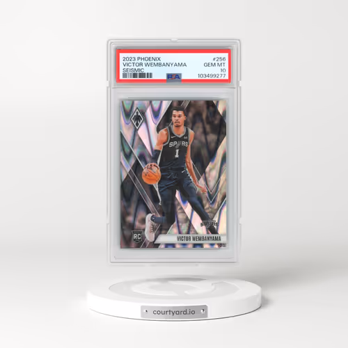 2023 Panini Phoenix #256 Victor Wembanyama - Seismic (PSA 10 GEM MINT)
