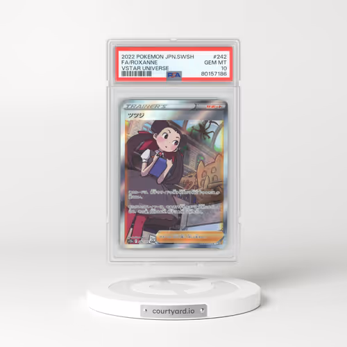 2022 Pokémon Sword & Shield Vstar Universe #242 Roxanne - Full Art (PSA 10 GEM MINT)