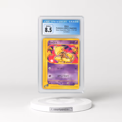 2001 Base Expansion Pack #018/128 Abra - 1st Edition (CGC 8.5 NM-MT+)
