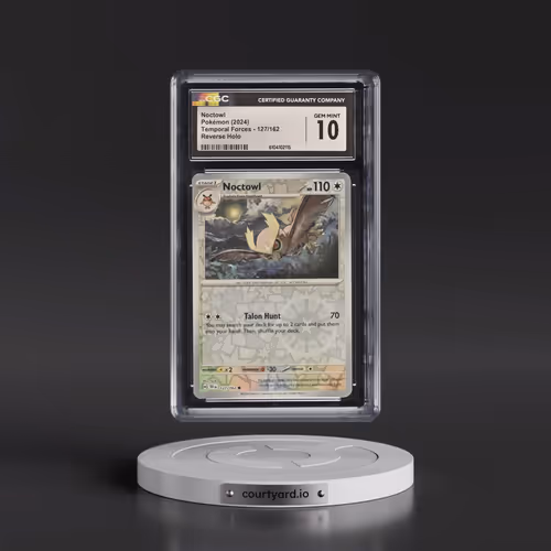2023 Temporal Forces - TEF EN #127/162 Noctowl - Reverse Holo (CGC 10 GEM MINT)