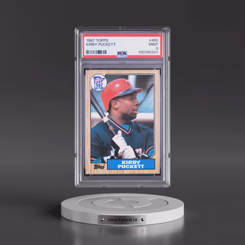 1987 Topps #450 Kirby Puckett (PSA 9 MINT)