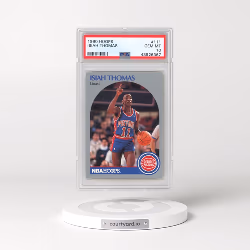 1990 Hoops #111 Isiah Thomas (PSA 10 GEM MINT)