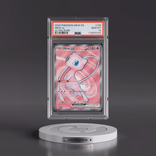 2023 Pokémon Mew EN-151 #193 Mew EX - Holo Ultra Rare (PSA 10 GEM MINT)