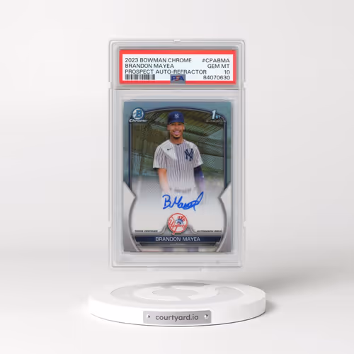 2023 Bowman Chrome Prospect Autographs #CPABMA Brandon Mayea - Refractor (PSA 10 GEM MINT)