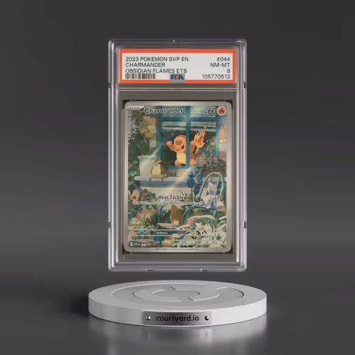 2023 Pokémon Svp EN-SV Black Star Promo #044 Charmander - Obsidian Flames Elite Trainer Box (PSA 8 N