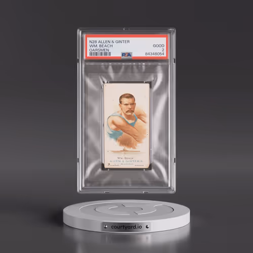 1888 N28 Allen & Ginter WM. Beach - Oarsmen (PSA 2 GOOD)