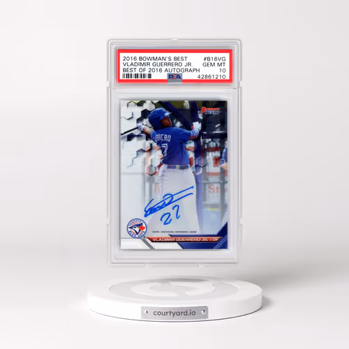 2016 Bowman's Best Best of 2016 Autograph #B16VG Vladimir Guerrero Jr. (PSA 10 GEM MINT)