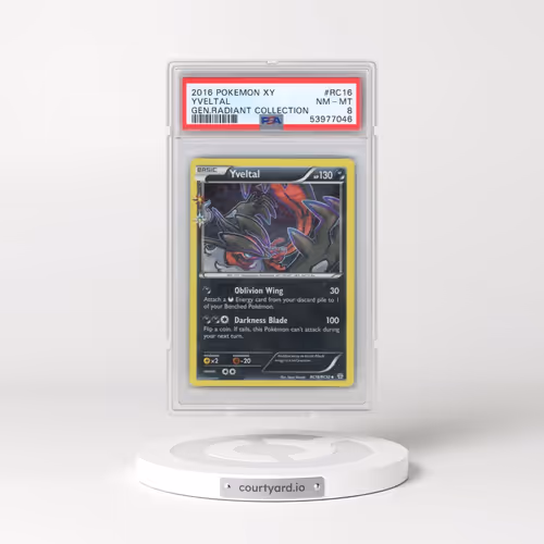 2016 Pokémon XY Generations Radiant Collection #RC16 Yveltal (PSA 8 NM-MT)