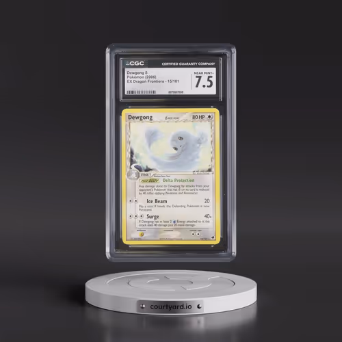 2006 EX Dragon Frontiers #15/101 Dewgong δ (CGC 7.5 NM+)