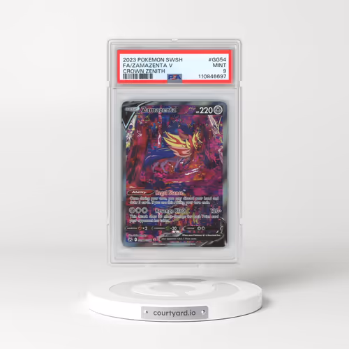 2023 Pokémon Sword and Shield Crown Zenith #GG54 Zamazenta V - Holo Full Art (PSA 9 MINT)