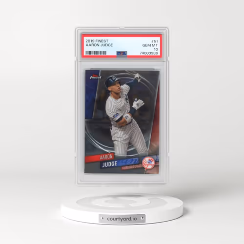 2019 Finest #51 Aaron Judge (PSA 10 GEM MINT)