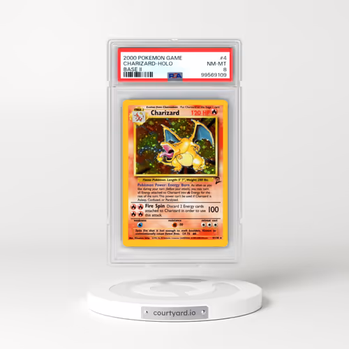 2000 Pokémon Game Base II #4 Charizard - Holo (PSA 8 NM-MT)