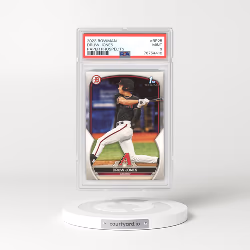 2023 Bowman Paper Prospects #BP25 Druw Jones (PSA 9 MINT)