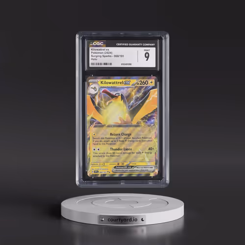 2024 Surging Sparks - SSP EN #068/191 Kilowattrel ex - Holo (CGC 9 MINT)