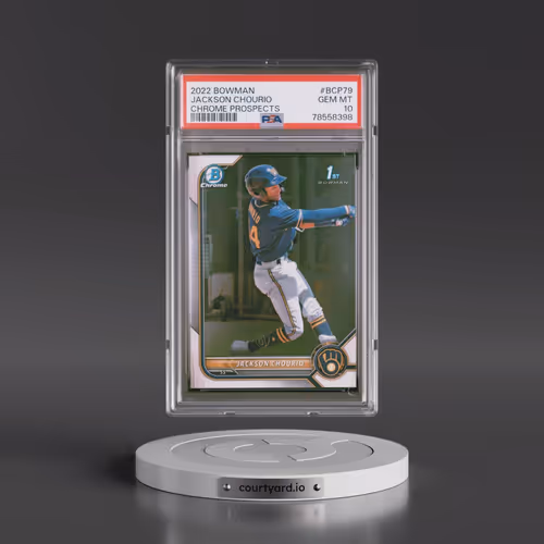 2022 Bowman Chrome Prospects #BCP79 Jackson Chourio (PSA 10 GEM MINT)