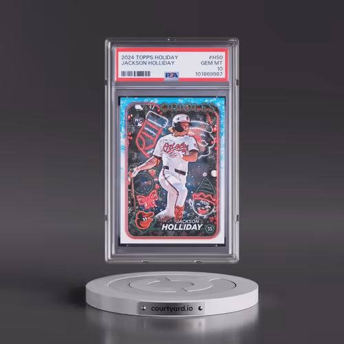 2024 Topps Holiday #H50 Jackson Holliday (PSA 10 GEM MINT)