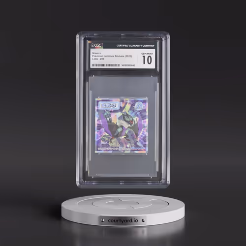 2022 Pokémon Horizons Stickers (2023 Lotte) - Japanese #21 Noivern - (Blue to red logo BR, Split cir