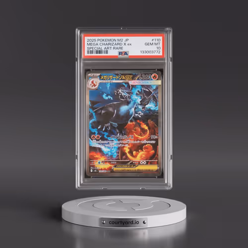 2025 Pokémon M2-Inferno X #110 Mega Charizard X EX - Holo Special Art Rare (PSA 10 GEM MINT)