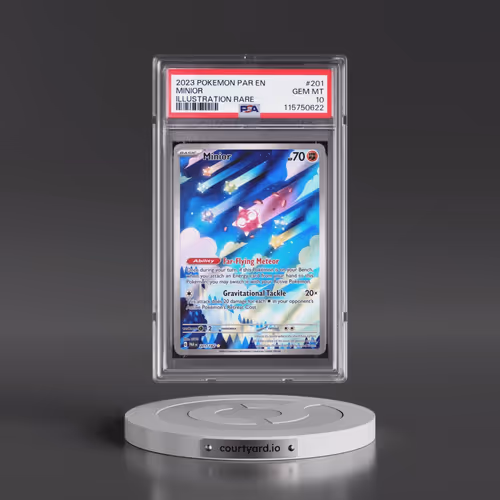 2023 Pokémon Par EN-Paradox Rift #201 Minior - Illustration Rare (PSA 10 GEM MINT)