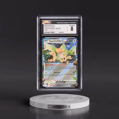 2023 Paldea Evolved - PAL EN #169/193 Squawkabilly ex - Holo (CGC 8 NM-MT)