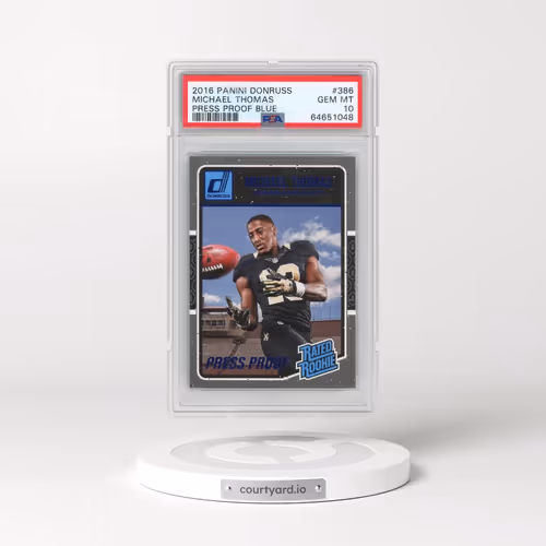 2016 Panini Donruss #386 Michael Thomas - Press Proof Blue (PSA 10 GEM MINT)